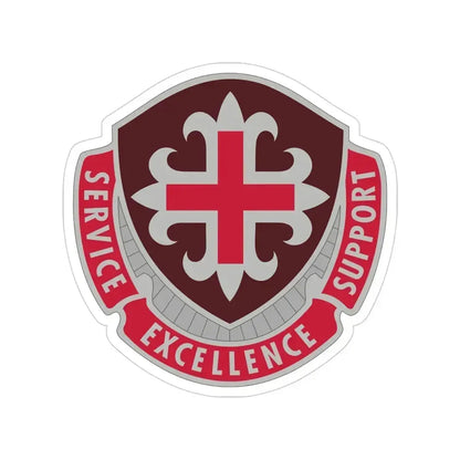 172 Medical Battalion (U.S. Army) Transparent STICKER Die-Cut Vinyl Decal 4 Inch - The Sticker Space