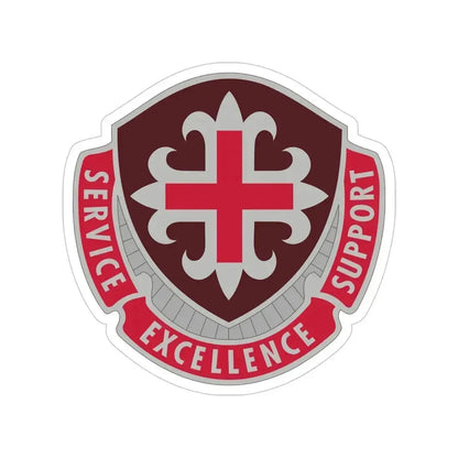 172 Medical Battalion (U.S. Army) Transparent STICKER Die-Cut Vinyl Decal 5 Inch - The Sticker Space