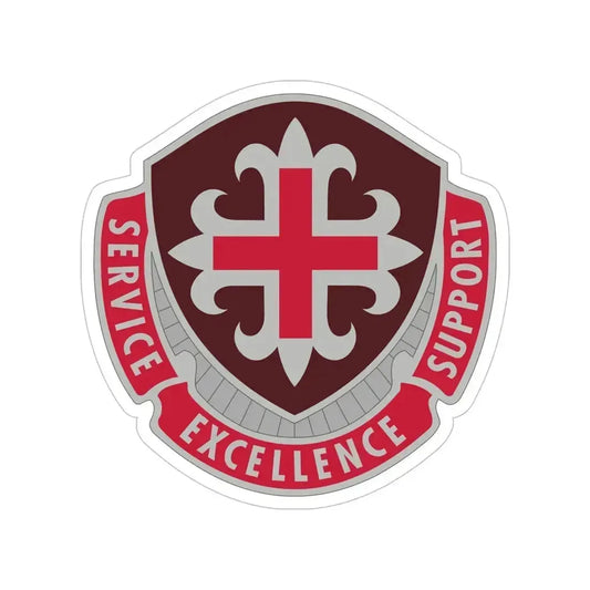 172 Medical Battalion (U.S. Army) Transparent STICKER Die-Cut Vinyl Decal 6 Inch - The Sticker Space