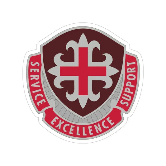 172 Medical Battalion (U.S. Army) Transparent STICKER Die-Cut Vinyl Decal 6 Inch - The Sticker Space