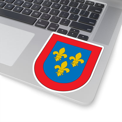 Armas de Borbón-Anjou (Spain) (Coat of Arms) STICKER Vinyl Kiss-Cut Decal