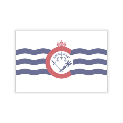 Flag of Cincinnati, Ohio - STICKER Vinyl Kiss-Cut Decal