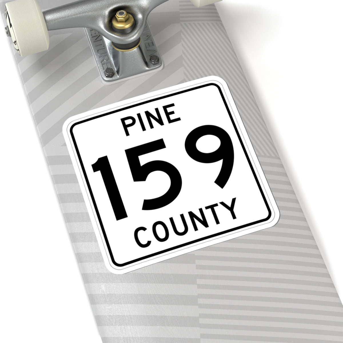 Pine County Route 159 MN (Minnesota) (Road Sign) STICKER Vinyl Kiss-Cut Decal