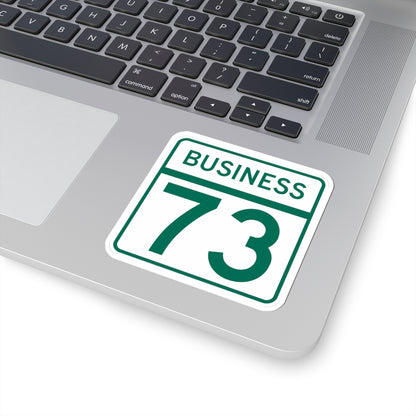 MD Route 73 Business (Maryland) (Road Sign) STICKER Vinyl Kiss-Cut Decal