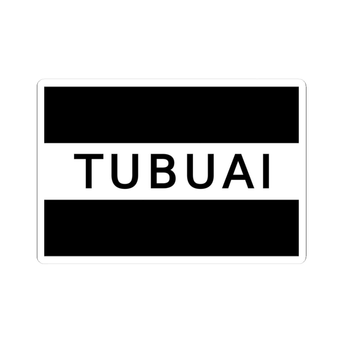 Flag of Tubuai (France) STICKER Vinyl Kiss-Cut Decal