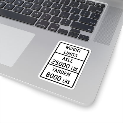 Texas MUTCD R12-4aT template (Texas) (Road Sign) STICKER Vinyl Kiss-Cut Decal