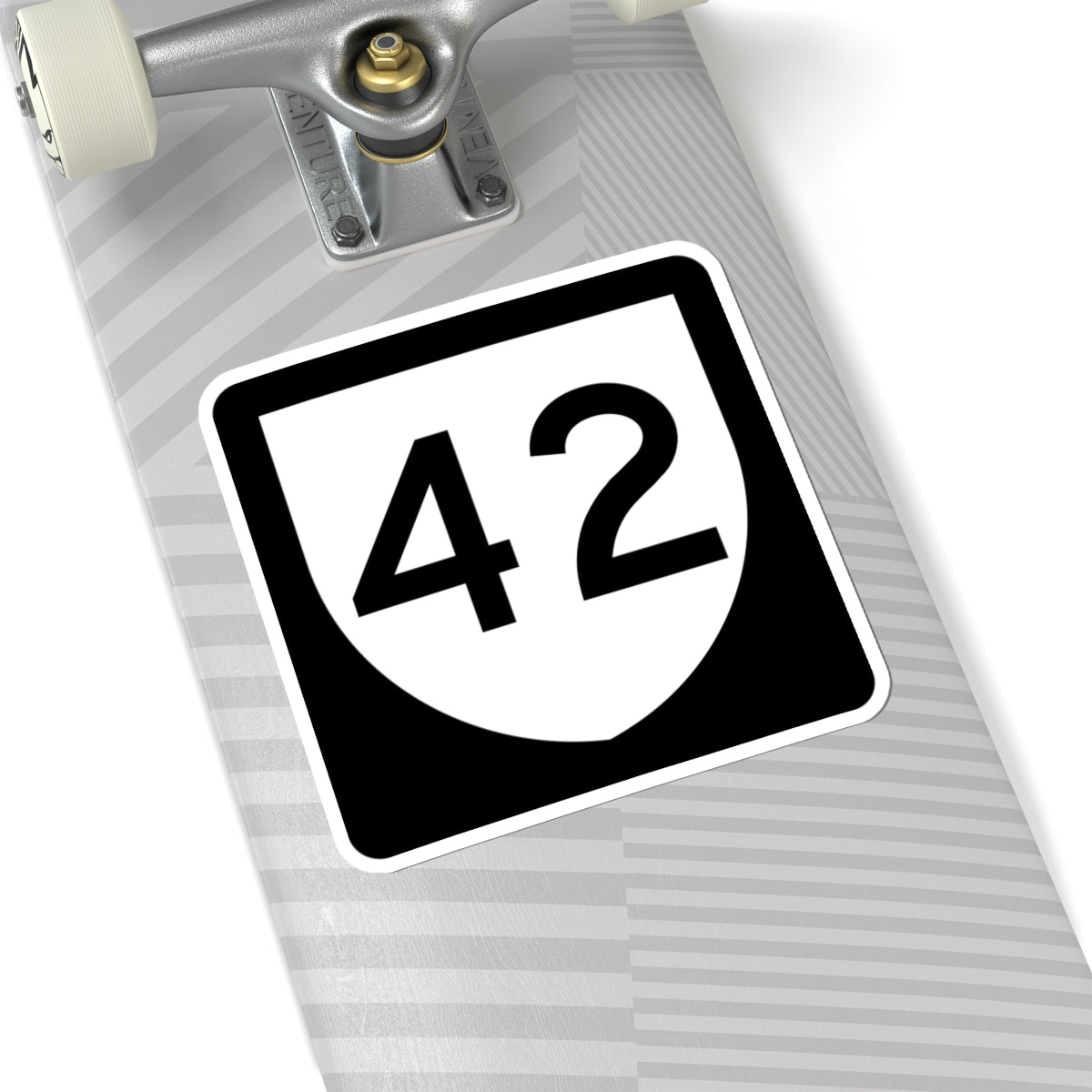 PR urban primary 42 (Puerto Rico) (Road Sign) STICKER Vinyl Kiss-Cut Decal