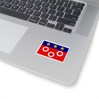 Flag of Macon (France) STICKER Vinyl Kiss-Cut Decal