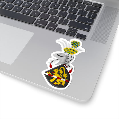 Antonis bastaert van Brabant Codex 148 wapen (Netherlands) (Coat of Arms) STICKER Vinyl Kiss-Cut Decal