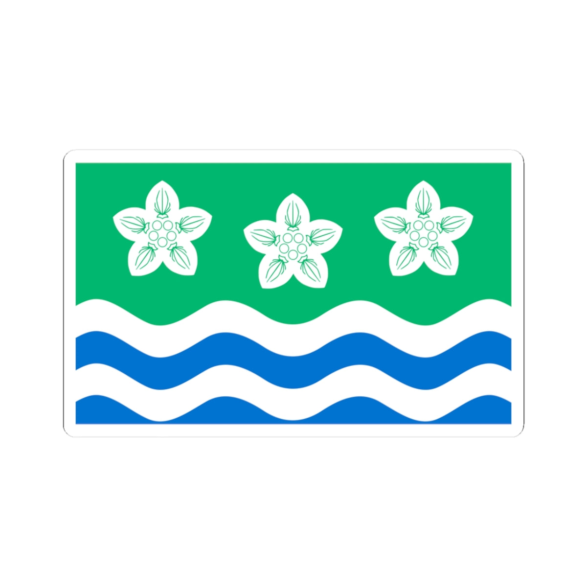 Flag of Cumberland United Kingdom (England) STICKER Vinyl Kiss-Cut Decal