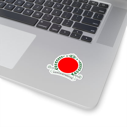 Bangladesh Administrative Service BAS Seal (Bangladesh) (Coat of Arms) STICKER Vinyl Kiss-Cut Decal