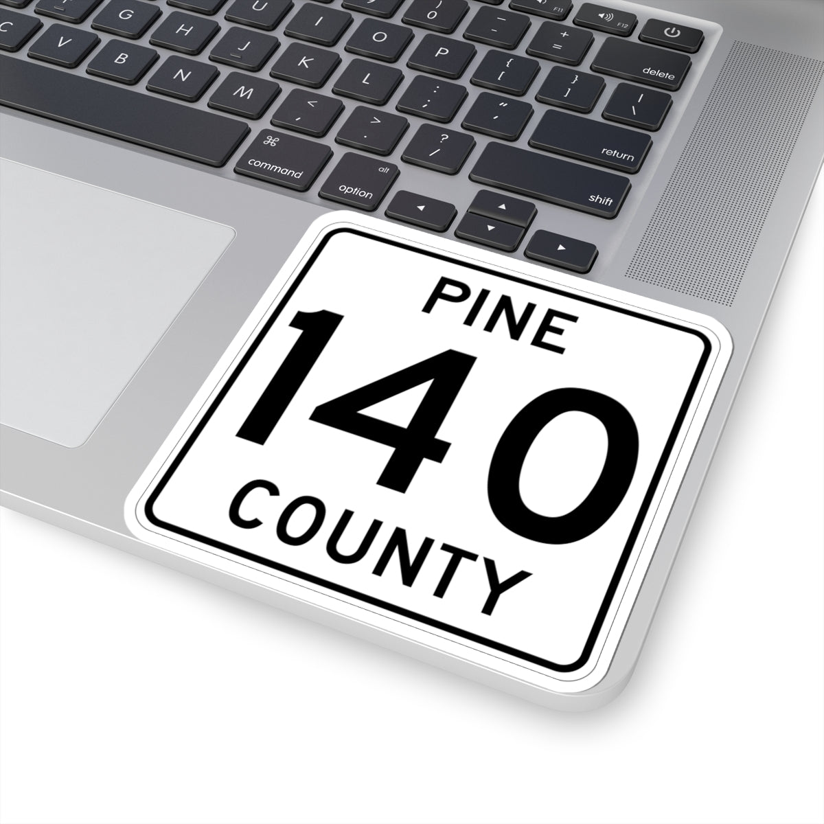 Pine County Route 140 MN (Minnesota) (Road Sign) STICKER Vinyl Kiss-Cut Decal
