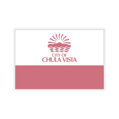 Flag of Chula Vista, California - STICKER Vinyl Kiss-Cut Decal