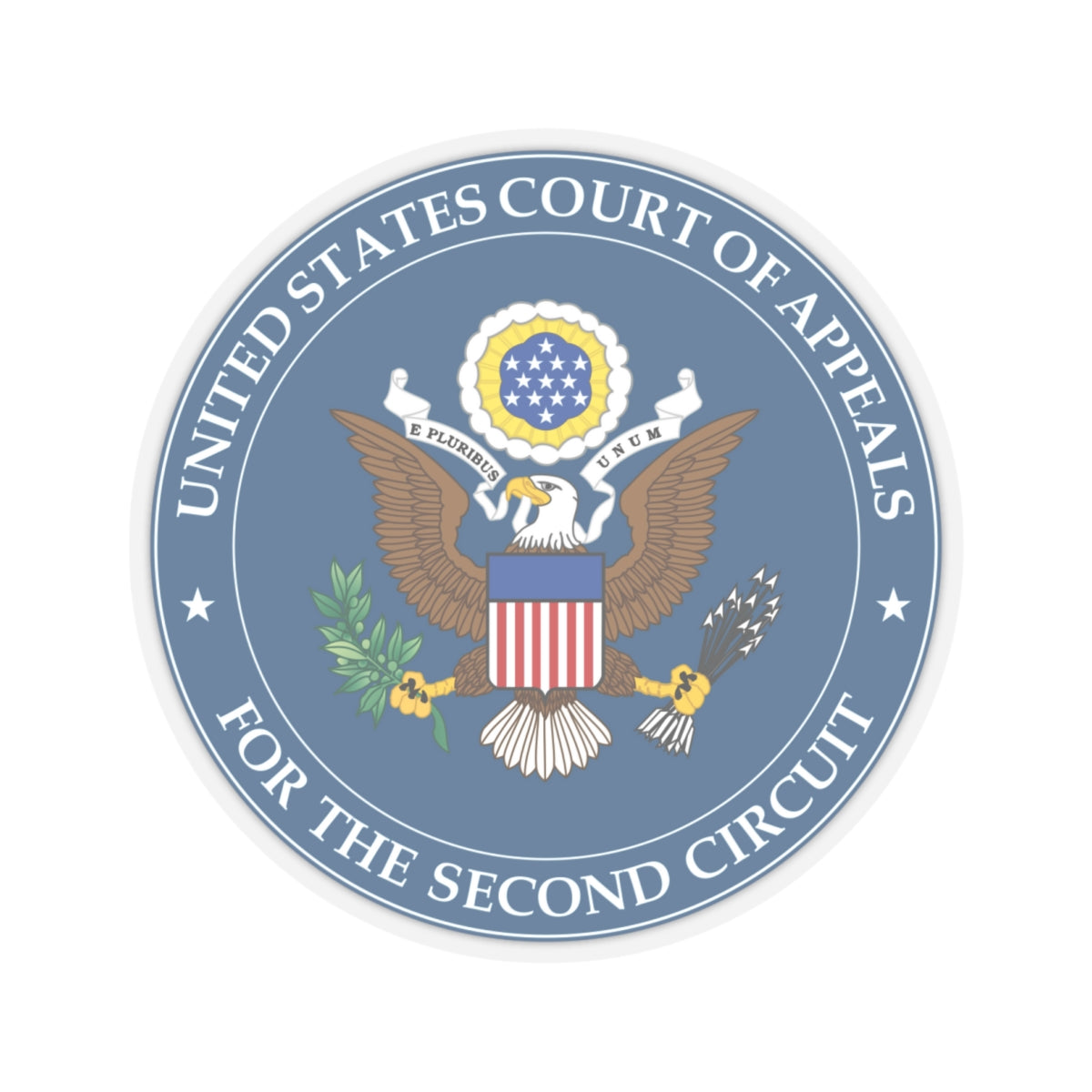 Seal of the United States Court of Appeals for the Second Circuit - STICKER Vinyl Kiss-Cut Decal