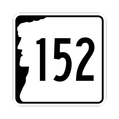 NH Route 152 (New Hampshire) (Road Sign) STICKER Vinyl Kiss-Cut Decal