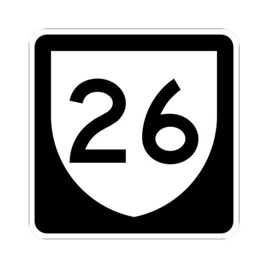 PR urban primary 26 (Puerto Rico) (Road Sign) STICKER Vinyl Kiss-Cut Decal