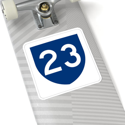 PR primary 23 (Puerto Rico) (Road Sign) STICKER Vinyl Kiss-Cut Decal