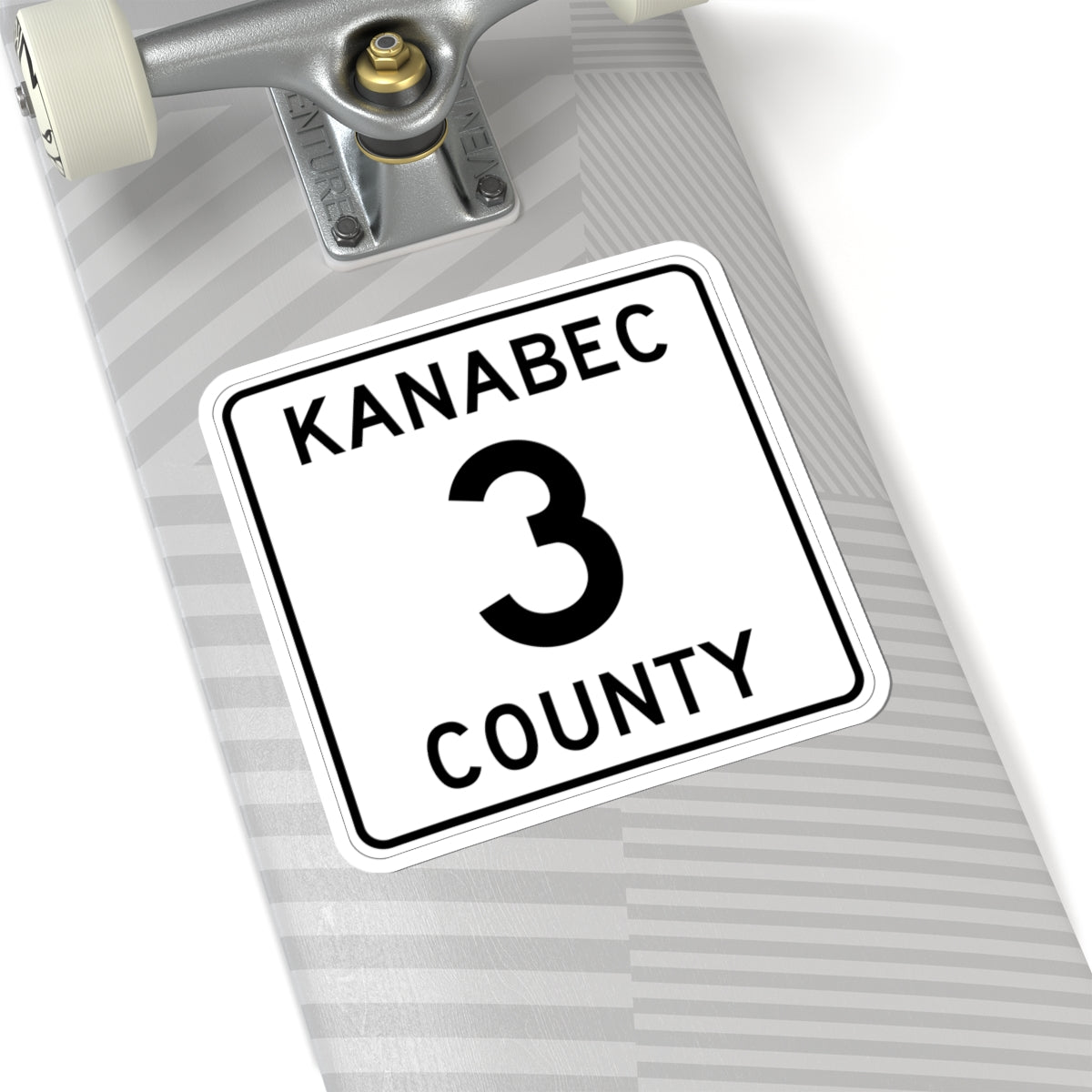 Kanabec County 3 MN (Minnesota) (Road Sign) STICKER Vinyl Kiss-Cut Decal