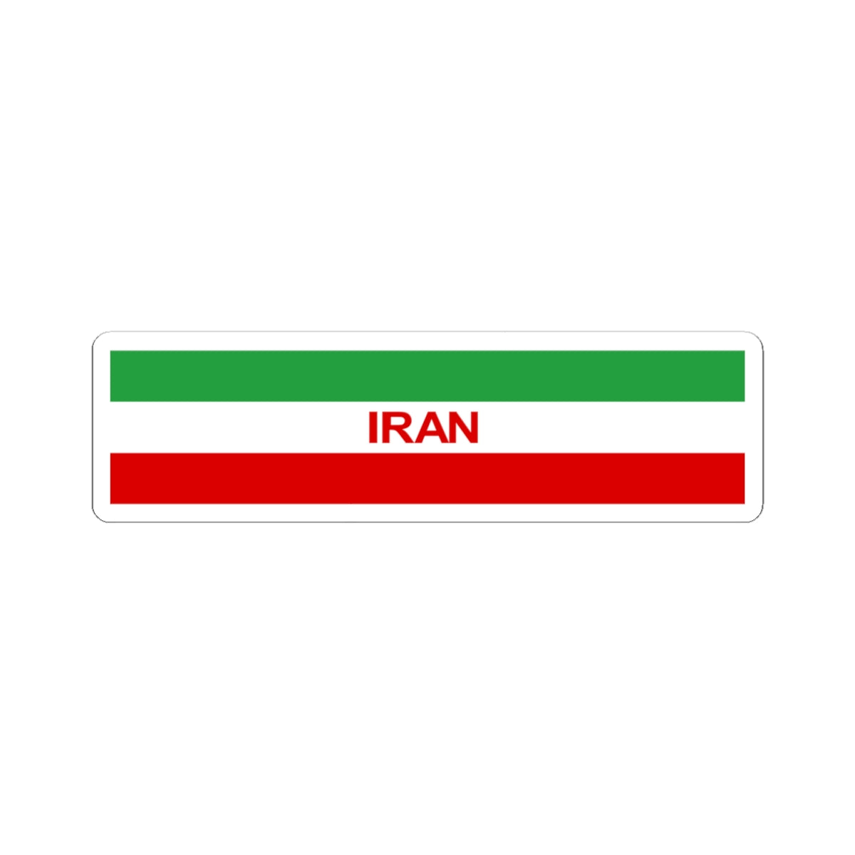 Flag of Iran for user page - 2022 (Iran) STICKER Vinyl Kiss-Cut Decal