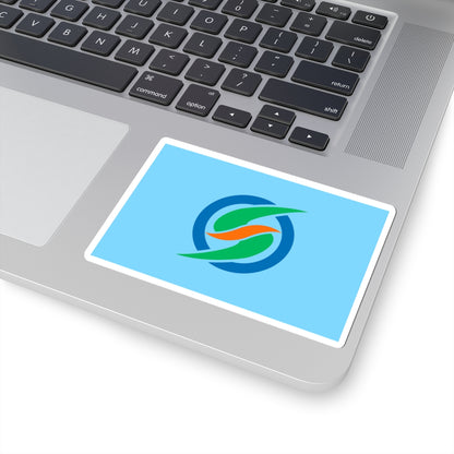 Flag of Shika Ishikawa (Japan) STICKER Vinyl Kiss-Cut Decal