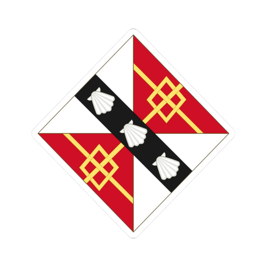 Arms of Diana Princess of Wales 1996-1997 (United Kingdom) (Coat of Arms) STICKER Vinyl Kiss-Cut Decal