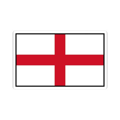 Flag of England bordered (England) STICKER Vinyl Kiss-Cut Decal