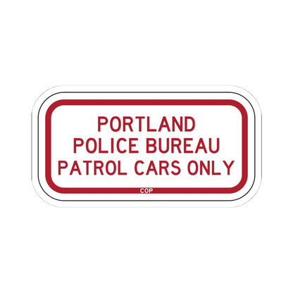 PBOT Road sign P4225 (Oregon) (Road Sign) STICKER Vinyl Kiss-Cut Decal