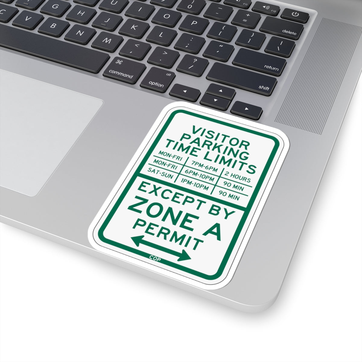 PBOT Road sign P4446A (Oregon) (Road Sign) STICKER Vinyl Kiss-Cut Decal
