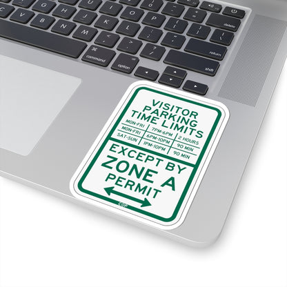 PBOT Road sign P4446A (Oregon) (Road Sign) STICKER Vinyl Kiss-Cut Decal