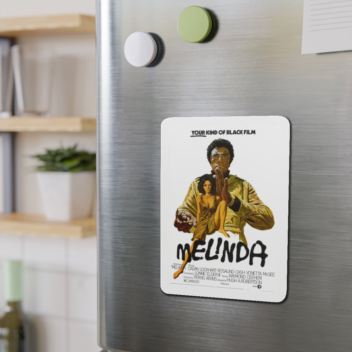 MELINDA 1972 Movie Poster - Refrigerator Magnet-The Sticker Space