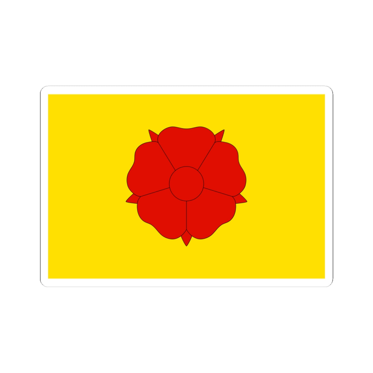 Flag of Sørum (Norway) STICKER Vinyl Kiss-Cut Decal