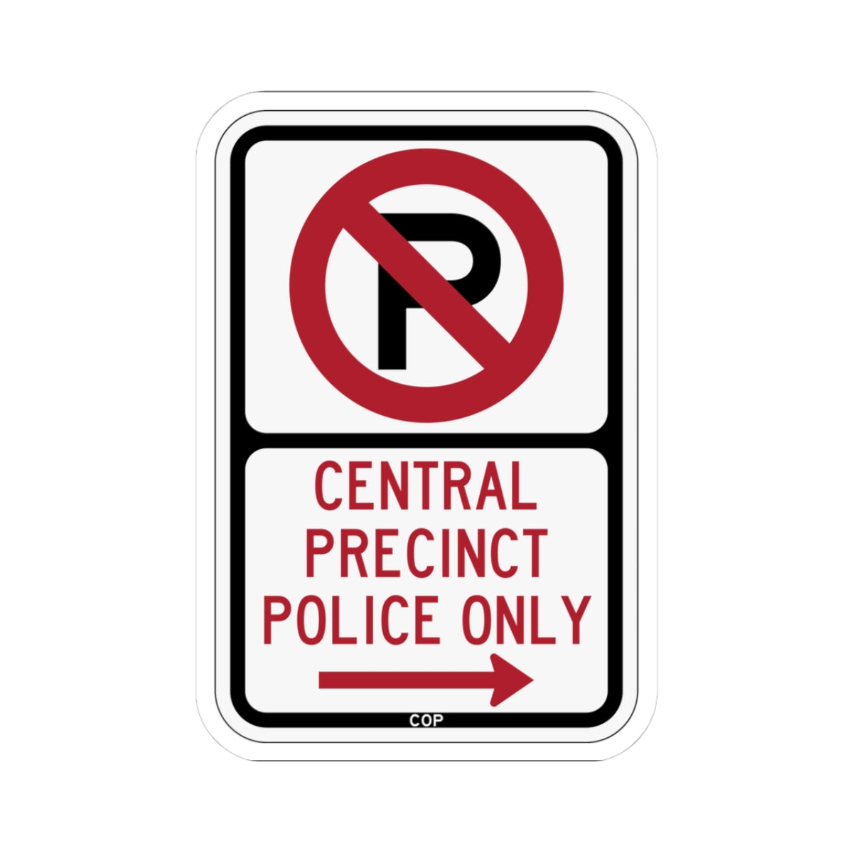 PBOT Road sign P4070R (Oregon) (Road Sign) STICKER Vinyl Kiss-Cut Decal