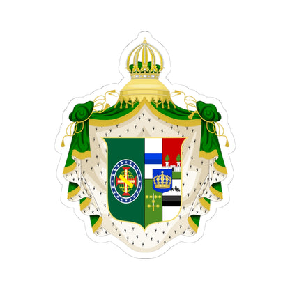Armoiries dAmélie de Beauharnais2 (Brazil) (Coat of Arms) STICKER Vinyl Kiss-Cut Decal
