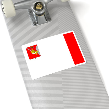 Flag of Vologda oblast (Russia) STICKER Vinyl Kiss-Cut Decal