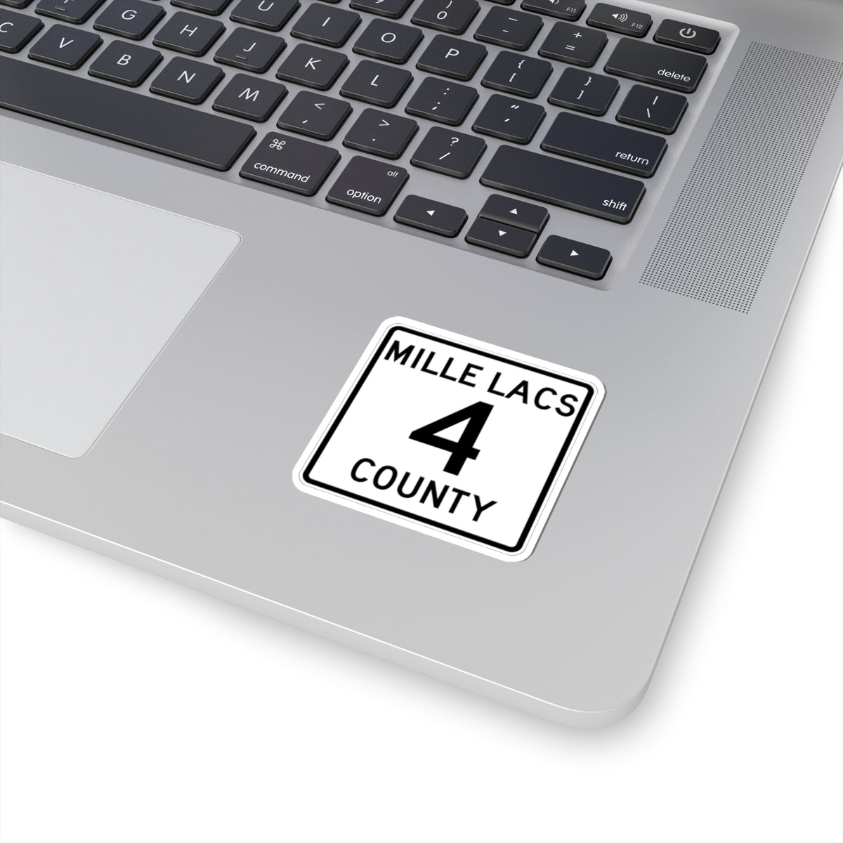 Mille Lacs County 4 MN (Minnesota) (Road Sign) STICKER Vinyl Kiss-Cut Decal