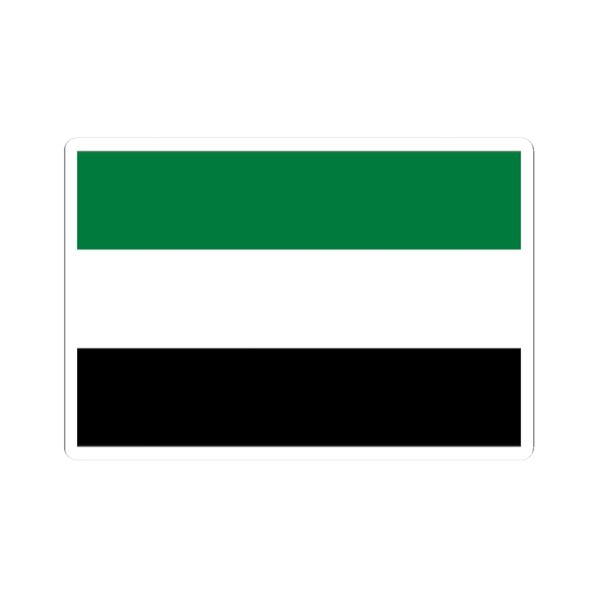 Flag of the Syrian revolution without stars (Syria) STICKER Vinyl Kiss-Cut Decal