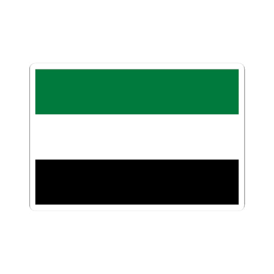 Flag of the Syrian revolution without stars (Syria) STICKER Vinyl Kiss-Cut Decal