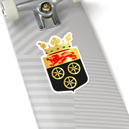 Aalburg wapen (Netherlands) (Coat of Arms) STICKER Vinyl Kiss-Cut Decal