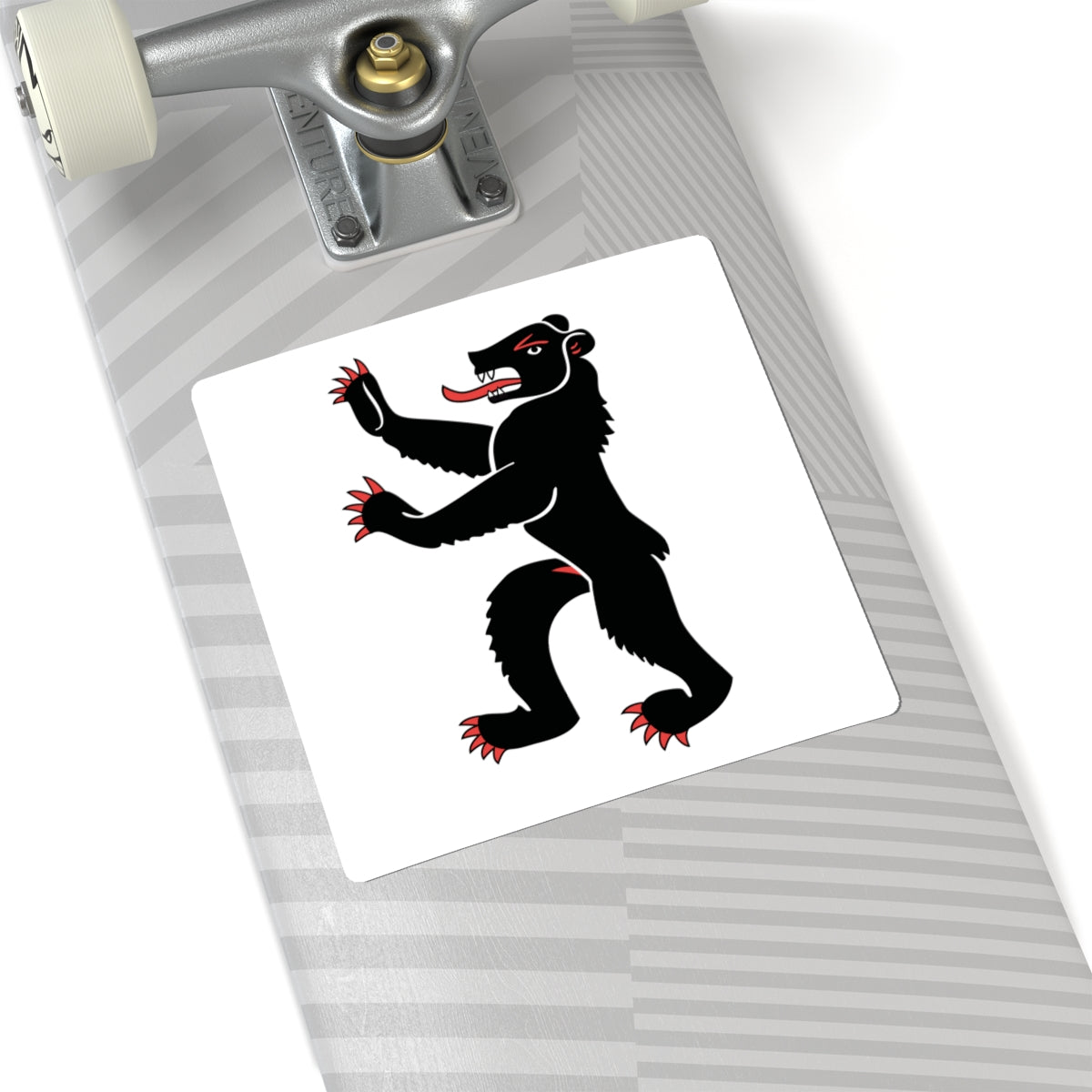 Flag of Canton of Appenzell Innerrhoden (Switzerland) STICKER Vinyl Kiss-Cut Decal