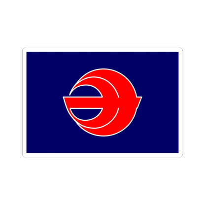 Flag of Minamimaki Nagano (Japan) STICKER Vinyl Kiss-Cut Decal