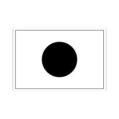 Flag of Japan monocrome (Japan) STICKER Vinyl Kiss-Cut Decal