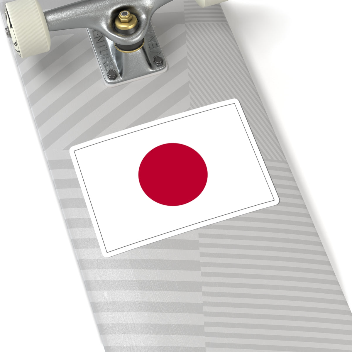 Flag of Japanbordered (Japan) STICKER Vinyl Kiss-Cut Decal