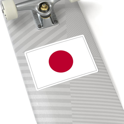 Flag of Japanbordered (Japan) STICKER Vinyl Kiss-Cut Decal