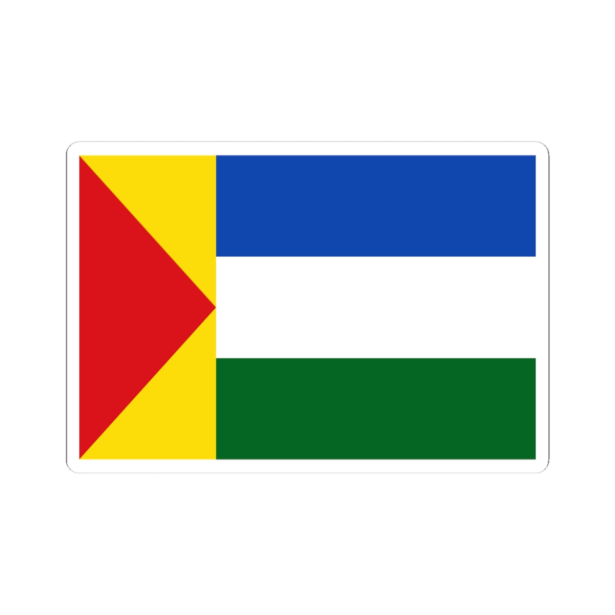 Flag of Rivas Davila (Venezuela) STICKER Vinyl Kiss-Cut Decal