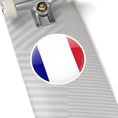 France flag icon (France) STICKER Vinyl Kiss-Cut Decal