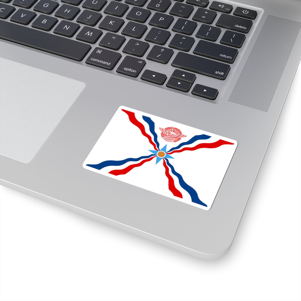 Flag of the Assyrians (Iraq) STICKER Vinyl Kiss-Cut Decal