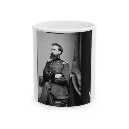 Portrait Of Maj. Gen. George Sykes, Officer Of The Federal Army (U.S. Civil War) White Coffee Mug