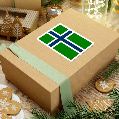 Flag of South Uist (Scotland) STICKER Vinyl Kiss-Cut Decal