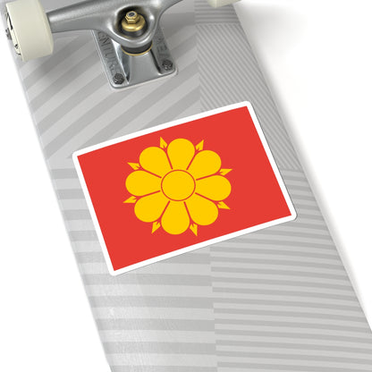 Flag of Trondheim (Norway) STICKER Vinyl Kiss-Cut Decal