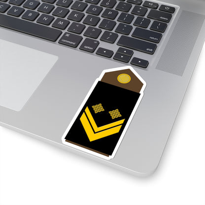 Army HRV OR 08 (Croatia) (Military Rank) STICKER Vinyl Kiss-Cut Decal